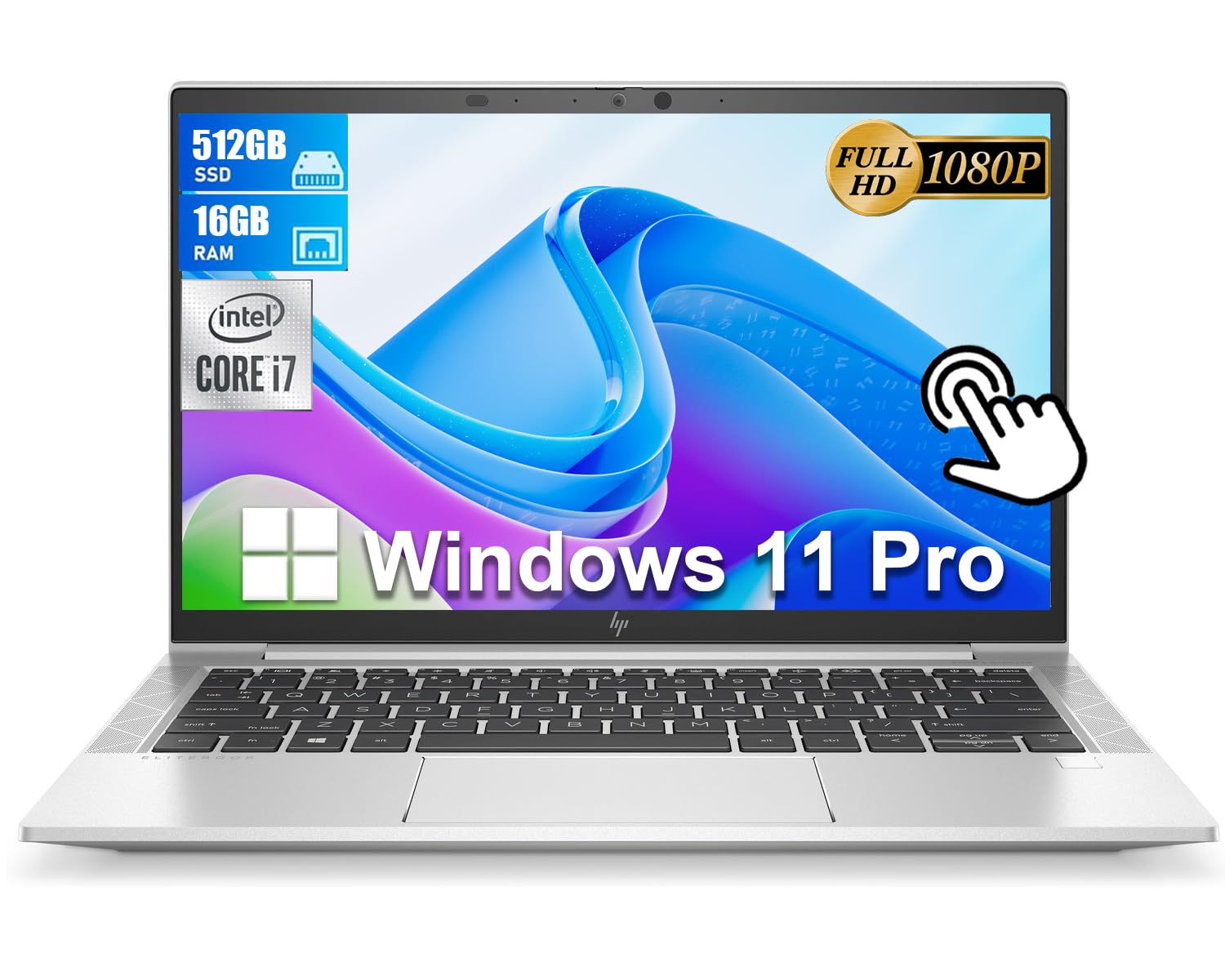 Amazon.com: HP EliteBook 830 G8 Touchscreen Laptop, 13.3